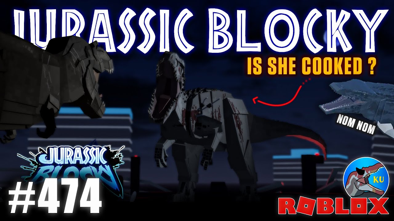 Jurassic Blocky! New Teasers In depth analysis - Dinosaurs Live - Day 474 ( Is Indom skin costly? )