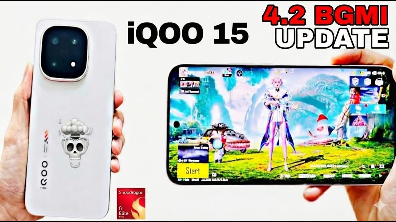 Iqoo 15 Bgmi test 4.2 update || 120 fps test 🔥 #bgmi #pubgmobile #livestreaming