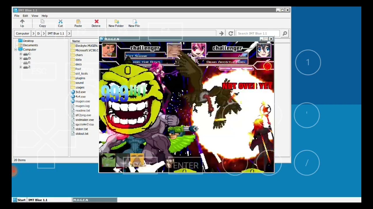 MUGEN: My Team vs Georgios's Team (Again and Again)