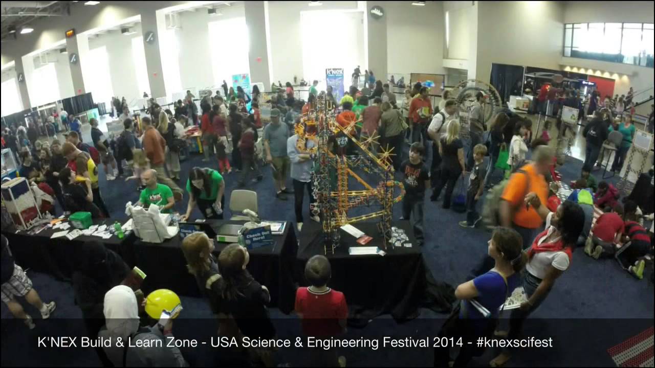 K'NEX Build & Learn Zone at the USA Science and Engineering Festival 2014