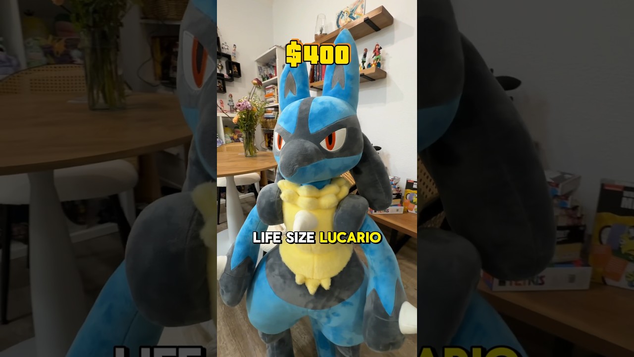 I ordered the $400 Lifesize Lucario 🫠
