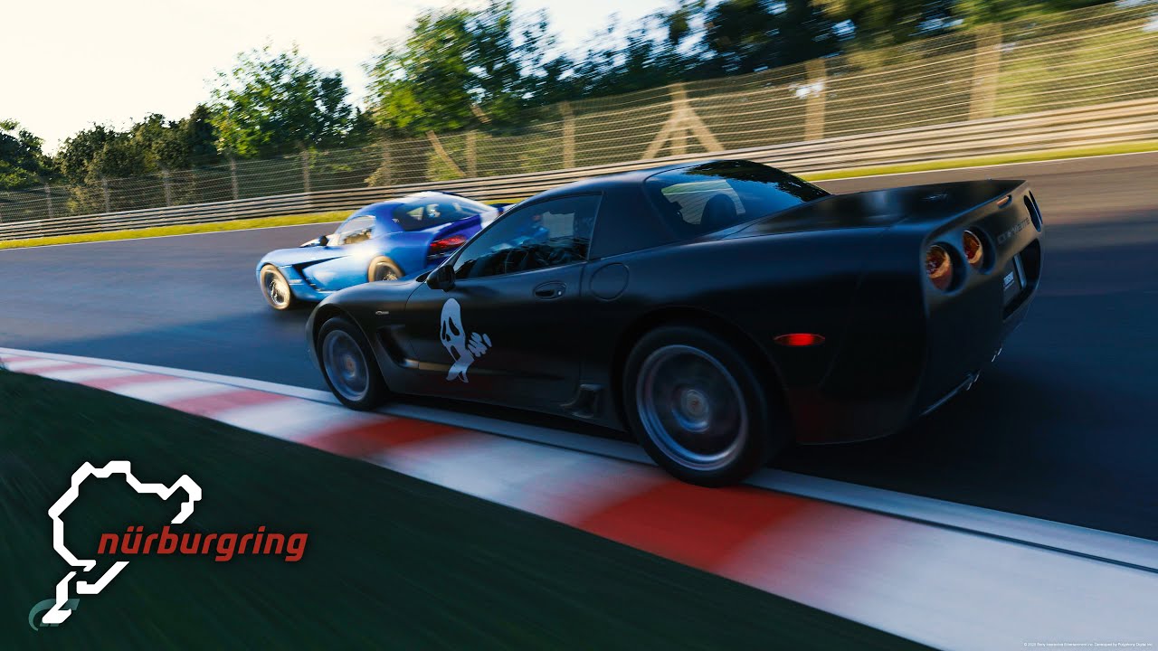 Duel américain ! Test de la Corvette Z06 C5 390 Hp de la MAJ 1.59 VS Viper SRT10 Coupe 516 Hp !