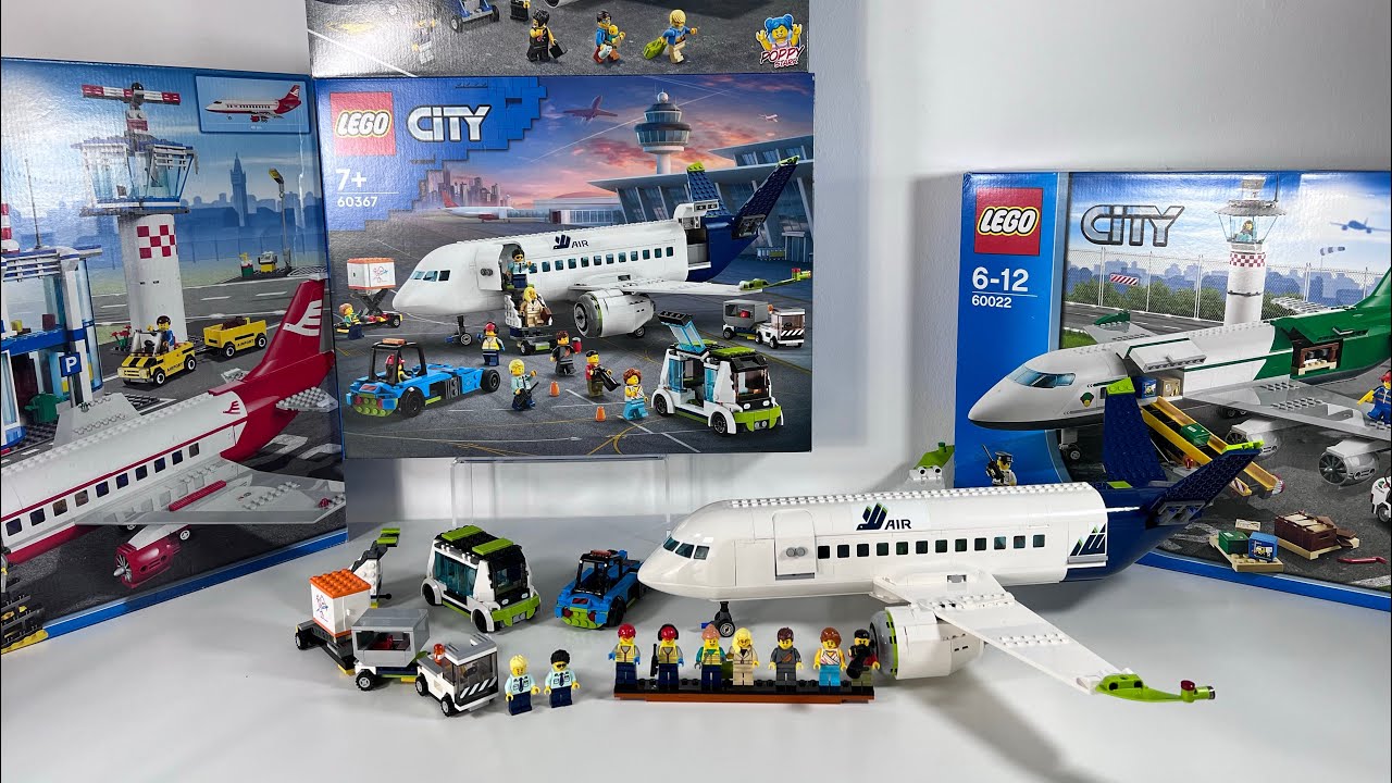 Lego City 60367 yolcu Uçağı inceleme ve karşılaştırma Eylül 2023