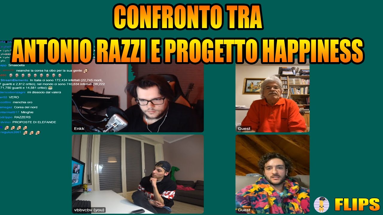 CONFRONTO TRA ANTONIO RAZZI  E PROGETTO HAPPINESS | ARGOMENTO COREA DEL NORD | HOMYATOL LIVE