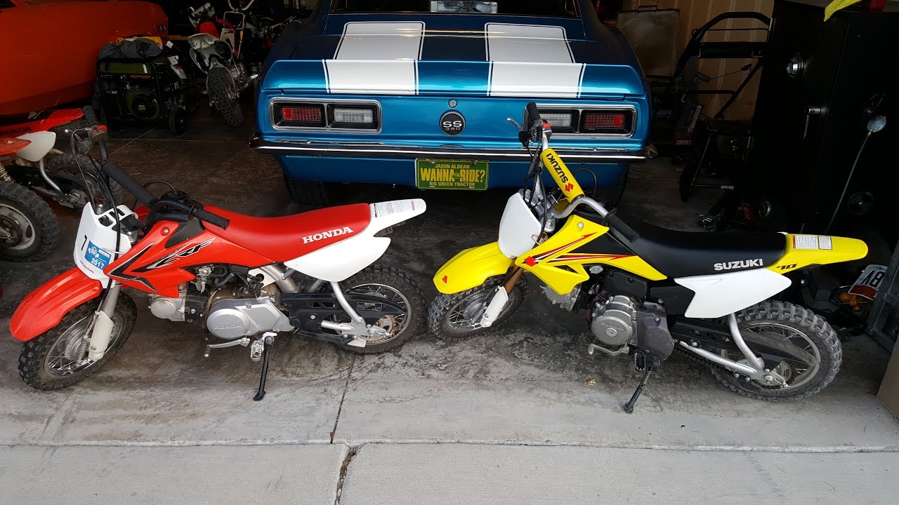 Is the Honda CRF50 the only option? No! Suzuki DRZ 70 Review and Comparison.