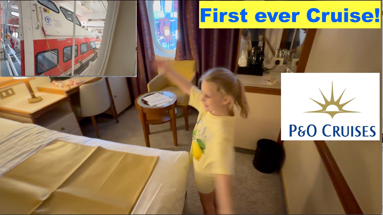 P&O Cruises Ventura day 1 & 2 Vlog - First ever cruise  Room Tour, back of ship & sail away