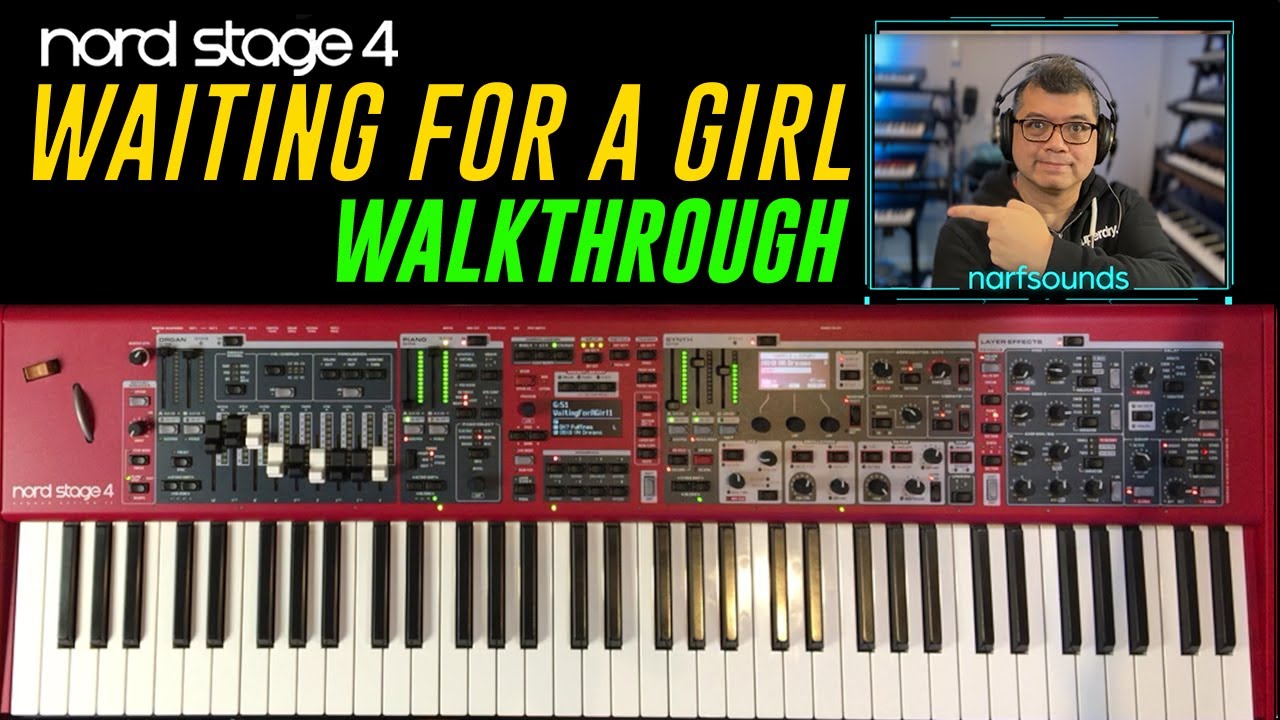 Waiting For A Girl | Foreigner | Nord Stage 4 Keyboard Synth Sounds Walkthrough and Setup | 80s Rock