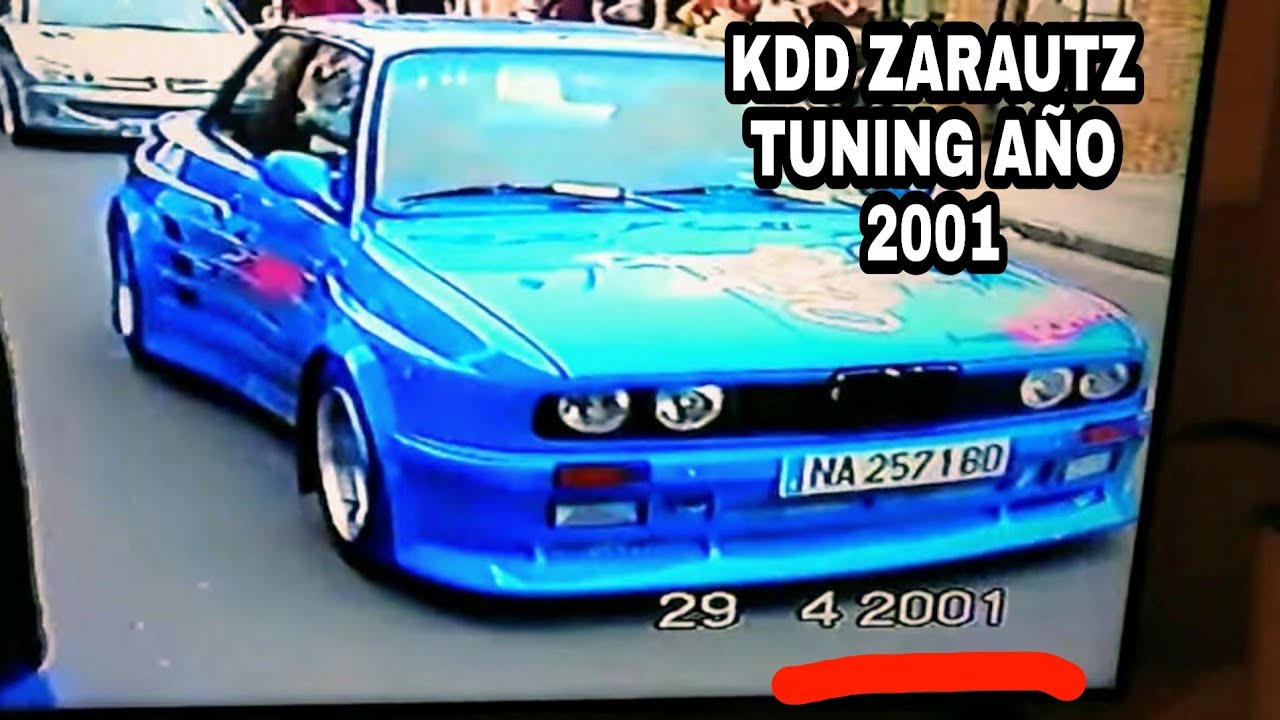 😲AÑO 2001 TUNING SHOW🏎️KDD COCHES ZARAUTZ en VHS🤣