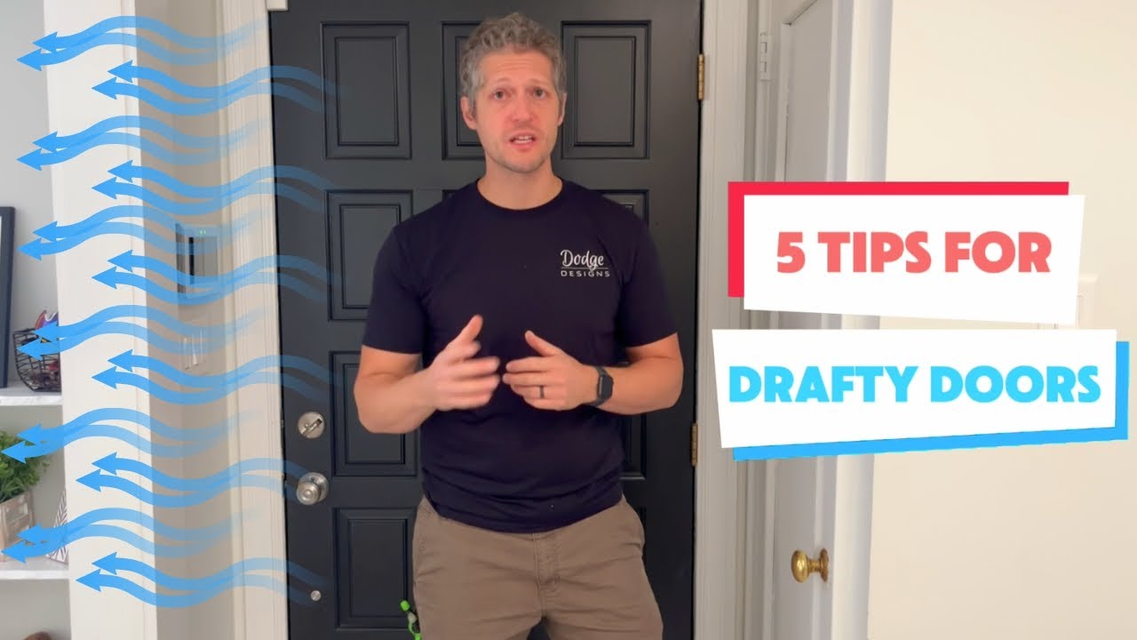 5 советов, как герметизировать входные двери от сквозняков! #draftydoorsolutions