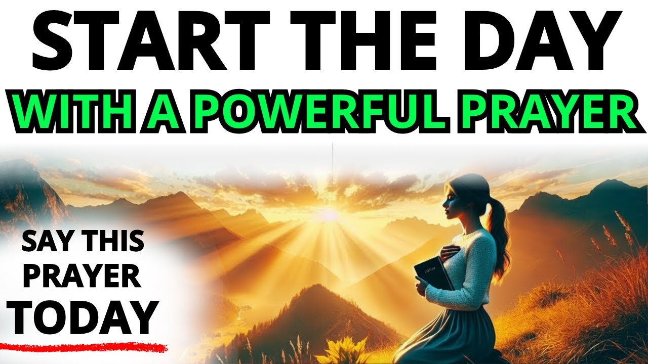 MORNING PRAYER TO RECEIVE DIVINE PROTECTION AND WISDOM FROM HEAVEN TODAY