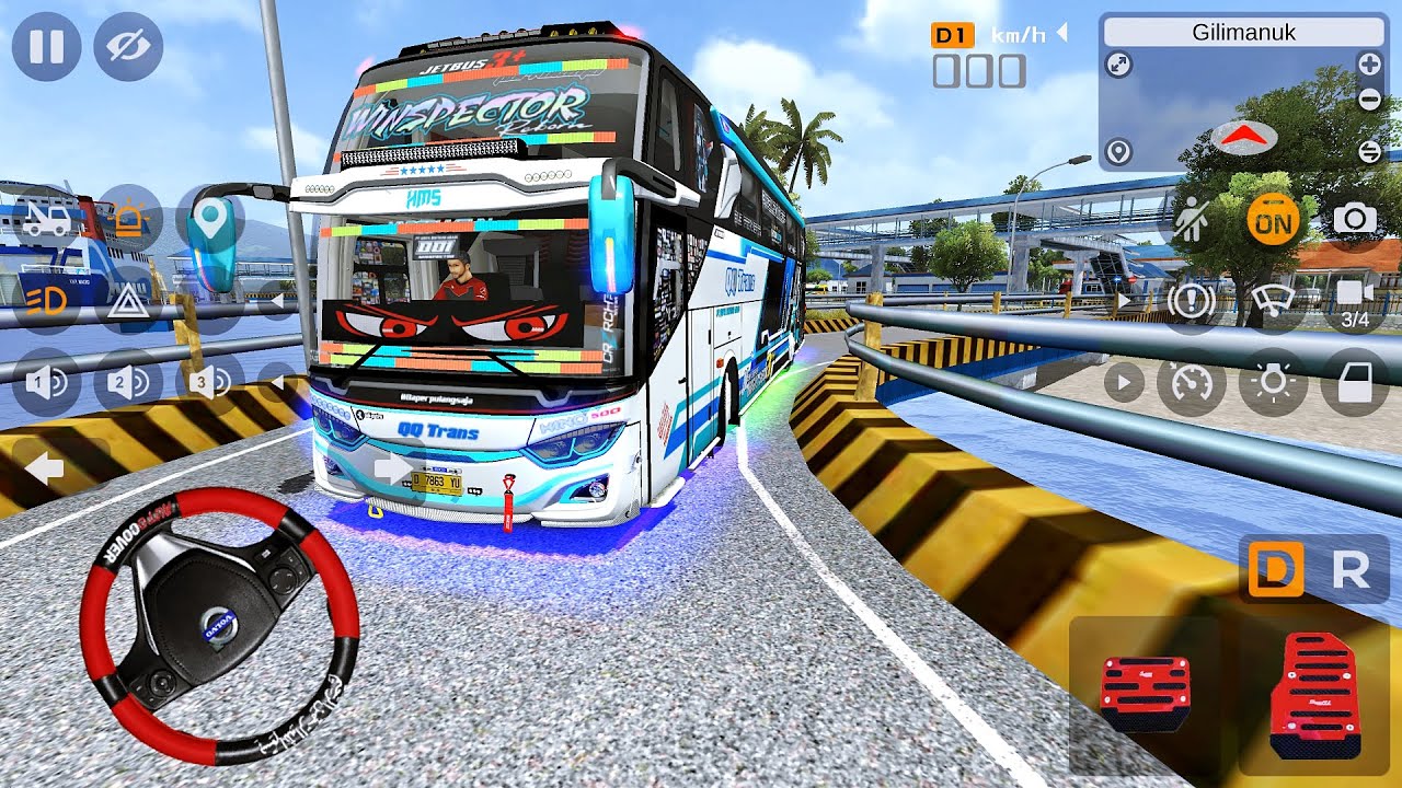 Bus Winspector QQ Trans Konvoi Bareng Nabilla Dan Maudi Sambil Perang Basuri