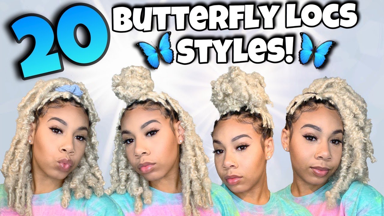 20 *EASY* BUTTERFLY LOCS HAIRSTYLES🦋#DISTRESSEDBOBLOCS| KDiani