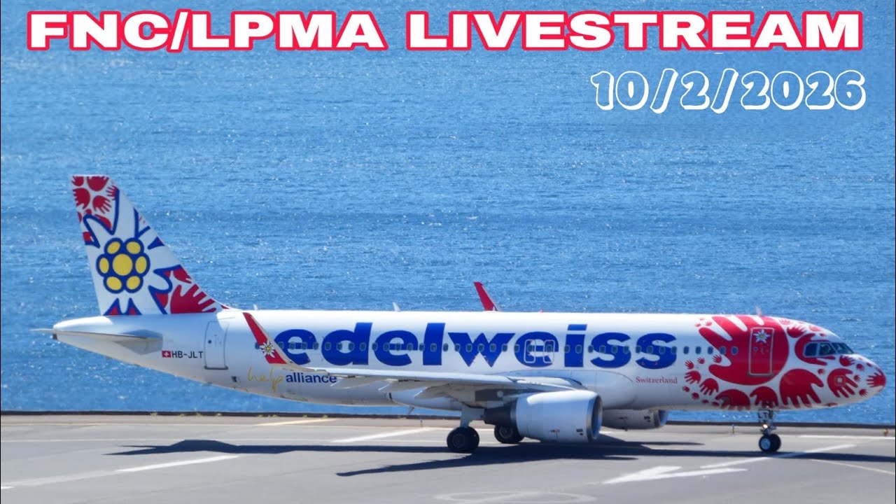 LIVE MADEIRA AIRPORT CR7/ LPMA