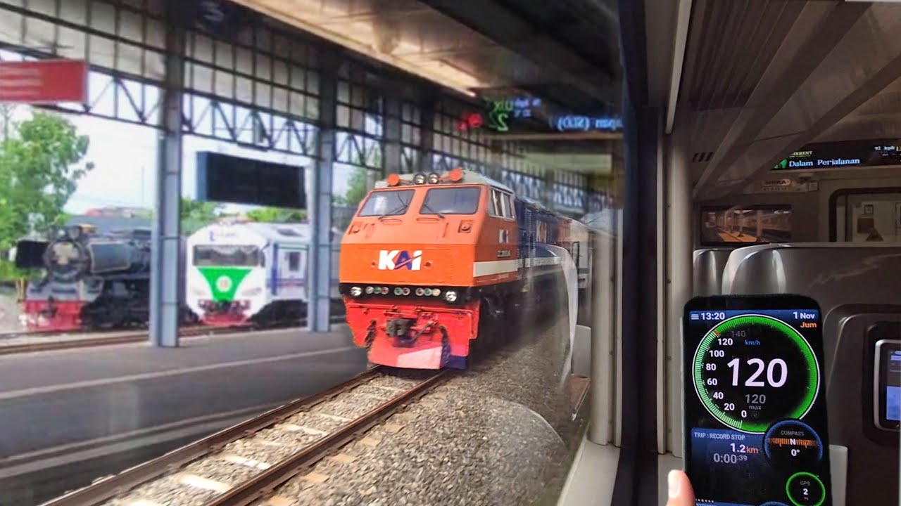 #ASMRKereta - KA Argo Dwipangga Luxury (Jakarta - Jogja - Solo) ~ Kereta Tercepat Jakarta Yogyakarta