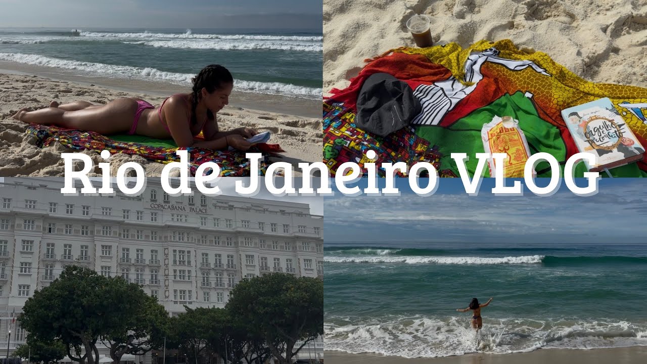 Rio Vlog 1 🇧🇷: Praia, jantar no Copacabana Palace, comidas e compras 🩷