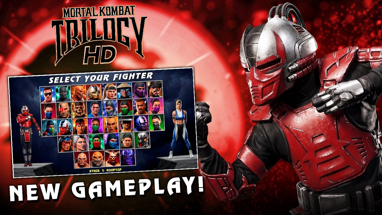 Ремейк Mortal Kombat Trilogy в HD &mdash; Реакция на новый геймплей за Сектора! (Первый взгляд)