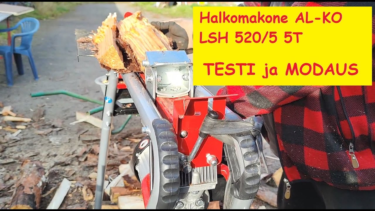 Halkomakone AL-KO LSH 520/5 5T - Testi ja Modaus