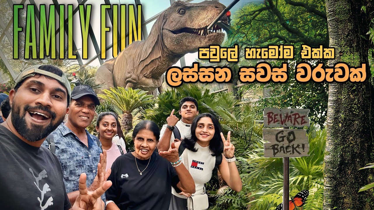 පවුලේ හැමෝම පුදුම වුන සිංගප්පූරුවේ තියන ලෝකප්‍රකට ලස්සනම තැන් කීපයක්ම බලන්න යමුද ? 🇸🇬| Day vlog 
