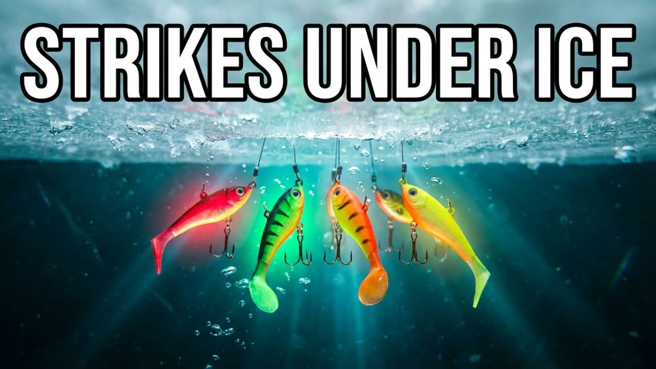 Ice Fishing Lures | Glide Tail Jigs for Winter Fishing
