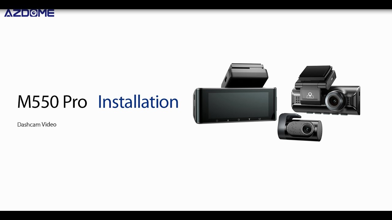 AZDOME M550 Pro Installation Guide Video