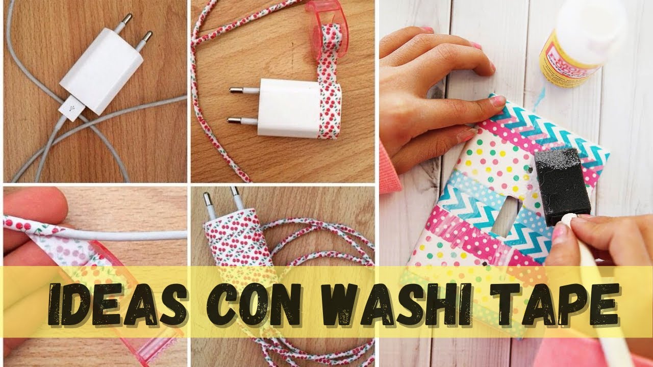+60 IDEAS INCREÍBLES CON WASHI TAPE • Manualidades con washi tape