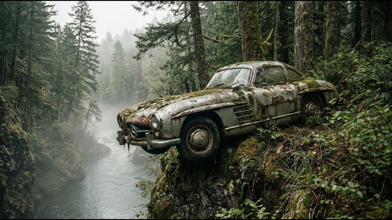 We Found a 1955 Mercedes-Benz 300 SL in the Forest… Then Restored It