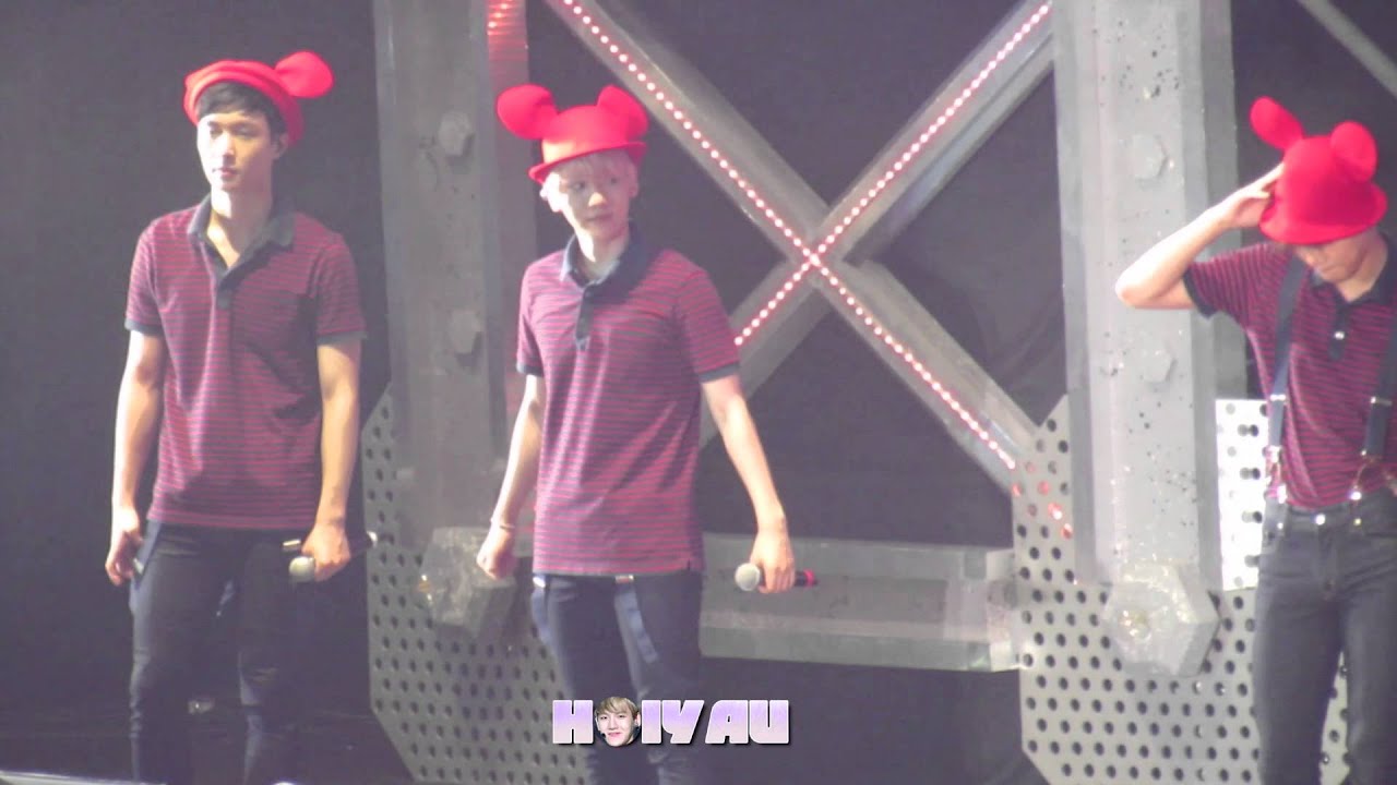 150817 TEL in Hong Kong - 피터팬Peter Pan (BAEKHYUN FOCUS)