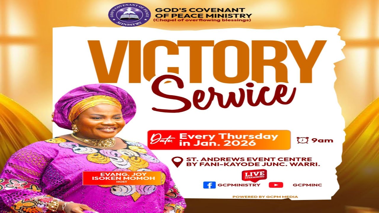 VICTORY SERVICE II WITH EVANG JOY ISOKEN MOMOH II 15-01-2026