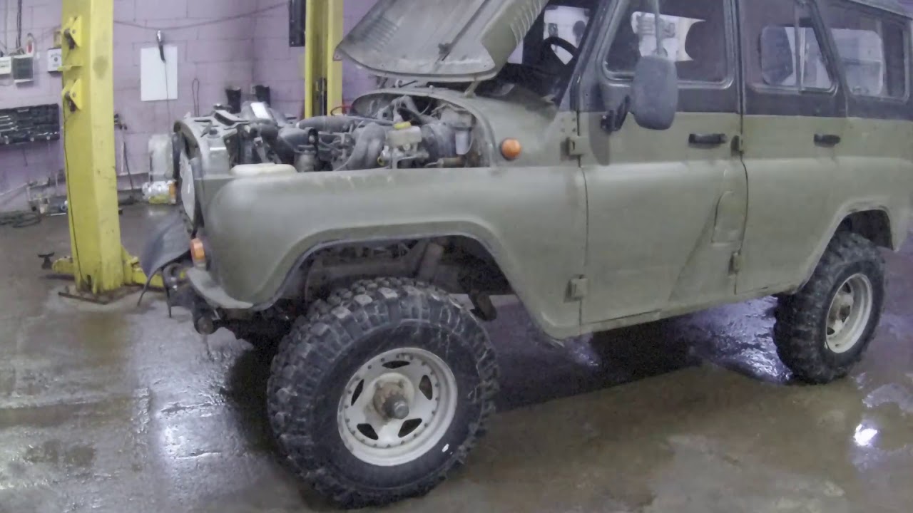 УАЗ на 2JZ GE КПП Isuzu Bighorn
