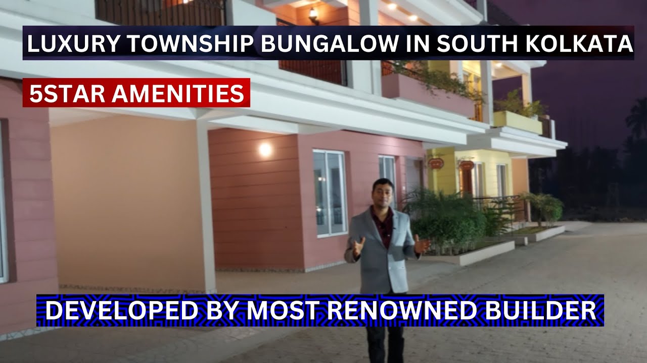 Luxury Township Bungalows In South Kolkata Near EM Bypass📞8100293325 #kolkata #property #realestate