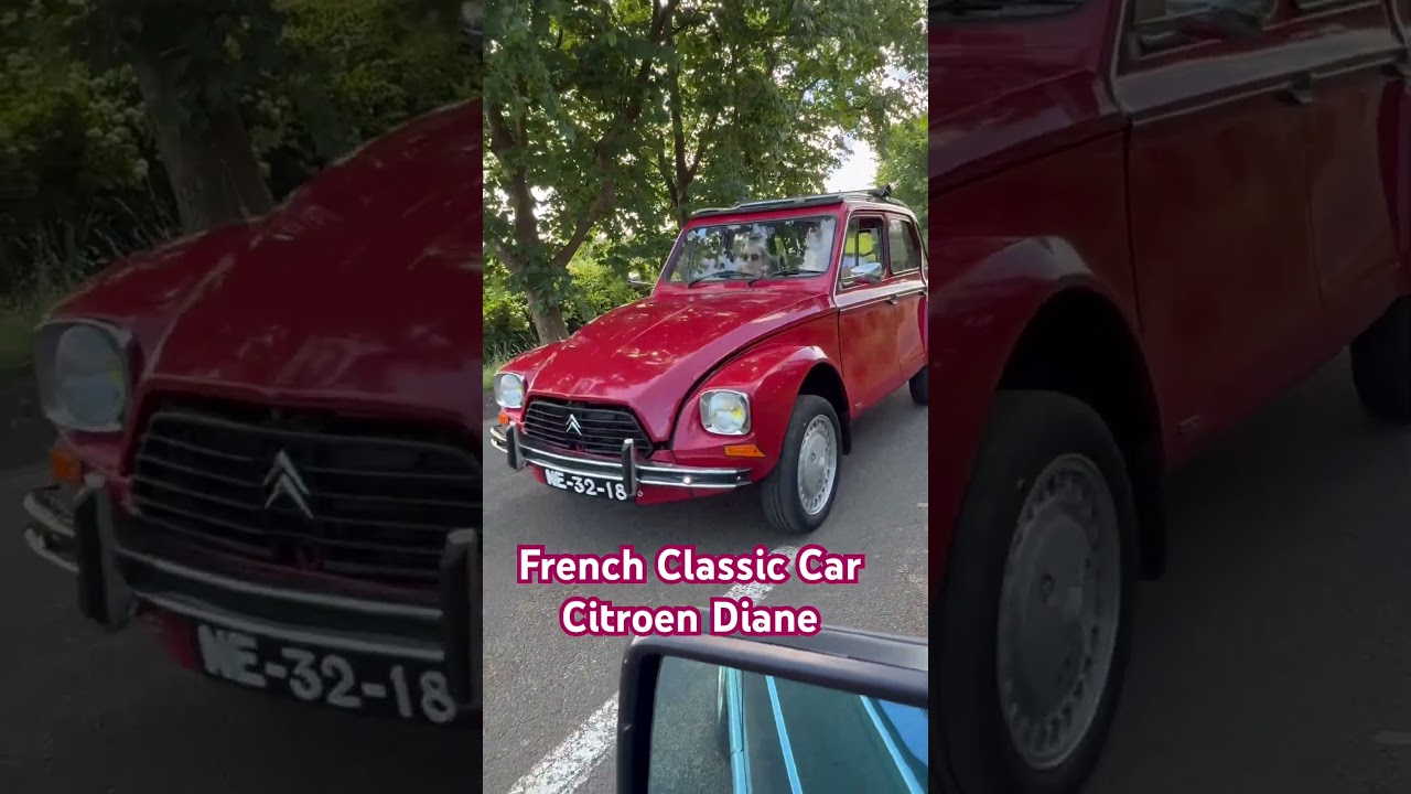 Beautiful French classic car Citroen Diane made in Portugal.