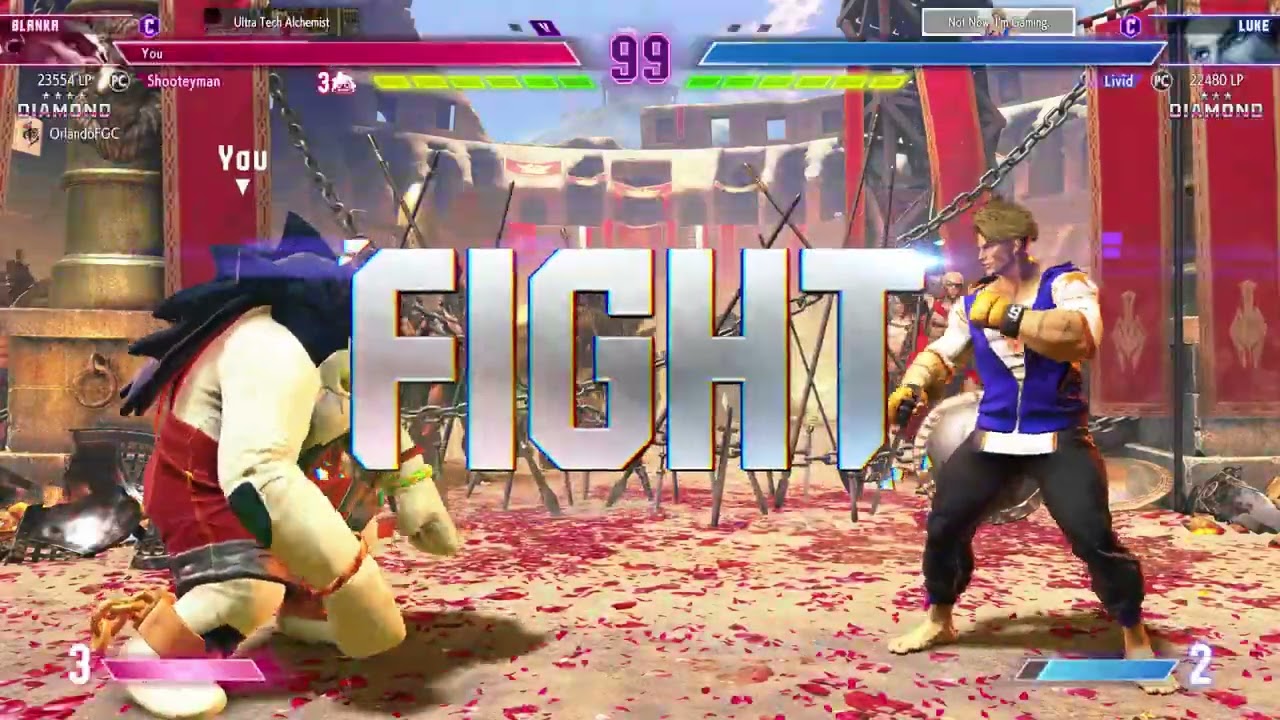 Street Fighter 6 - Blanka vs Luke Ranked