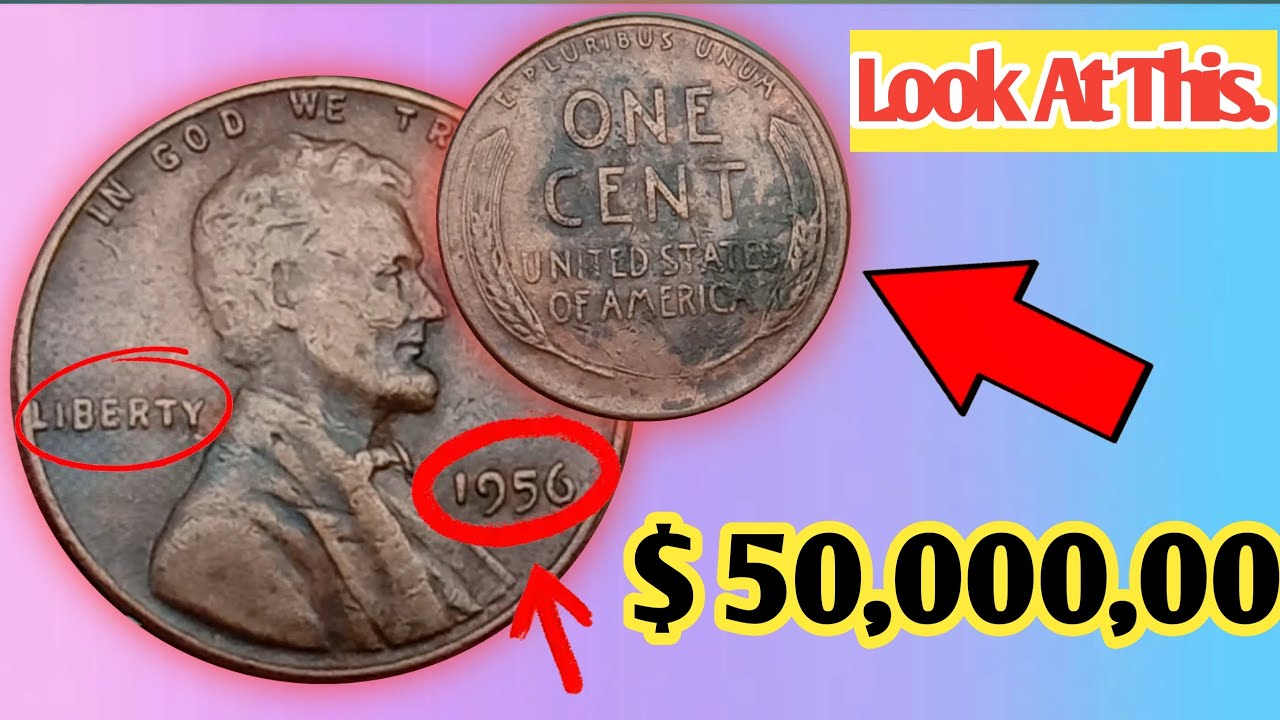Double Die Obverse 1956 Wheat Penny Coin Unveiling Its Value & History!