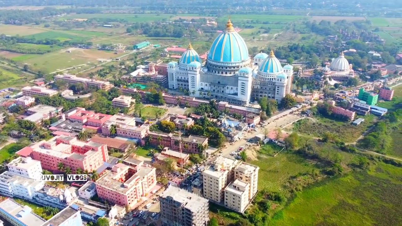 Iskcon Mayapur Drone view