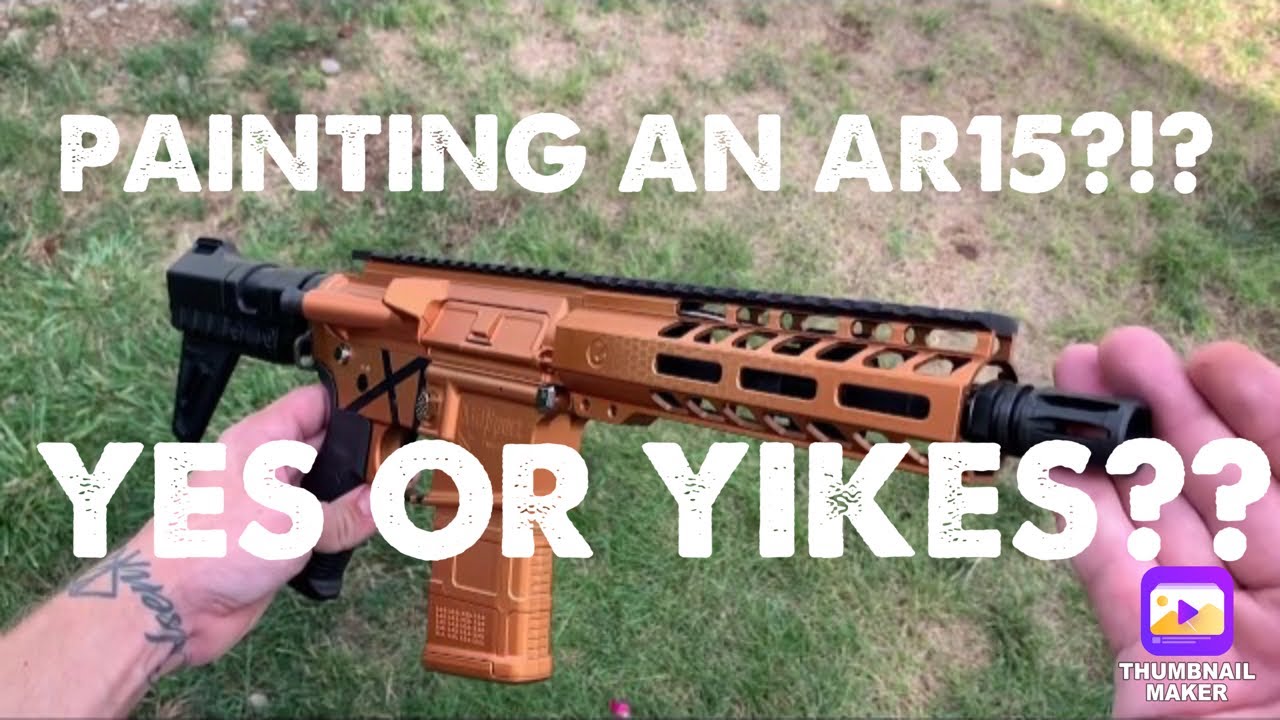 Покраска винтовки AR-15?!? Часть 2 со сборкой!!