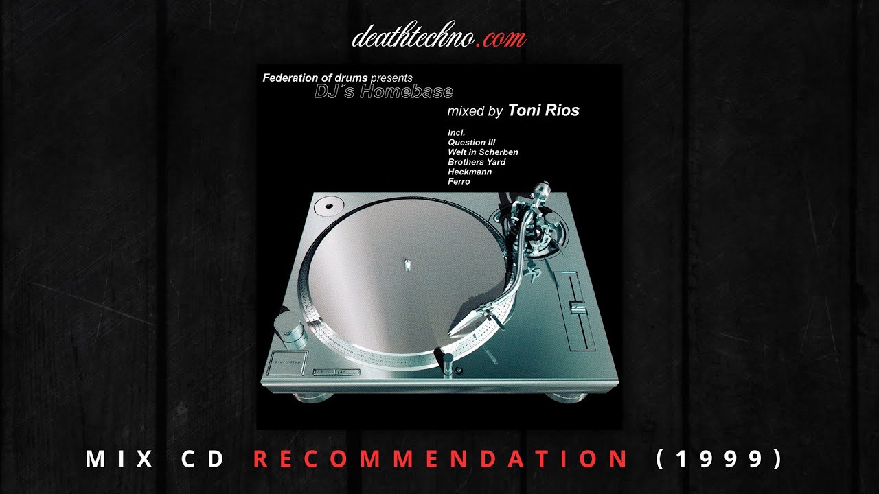 DT:Recommends | Federation of Drums - DJ's Homebase - Toni Rios (1999) Mix CD