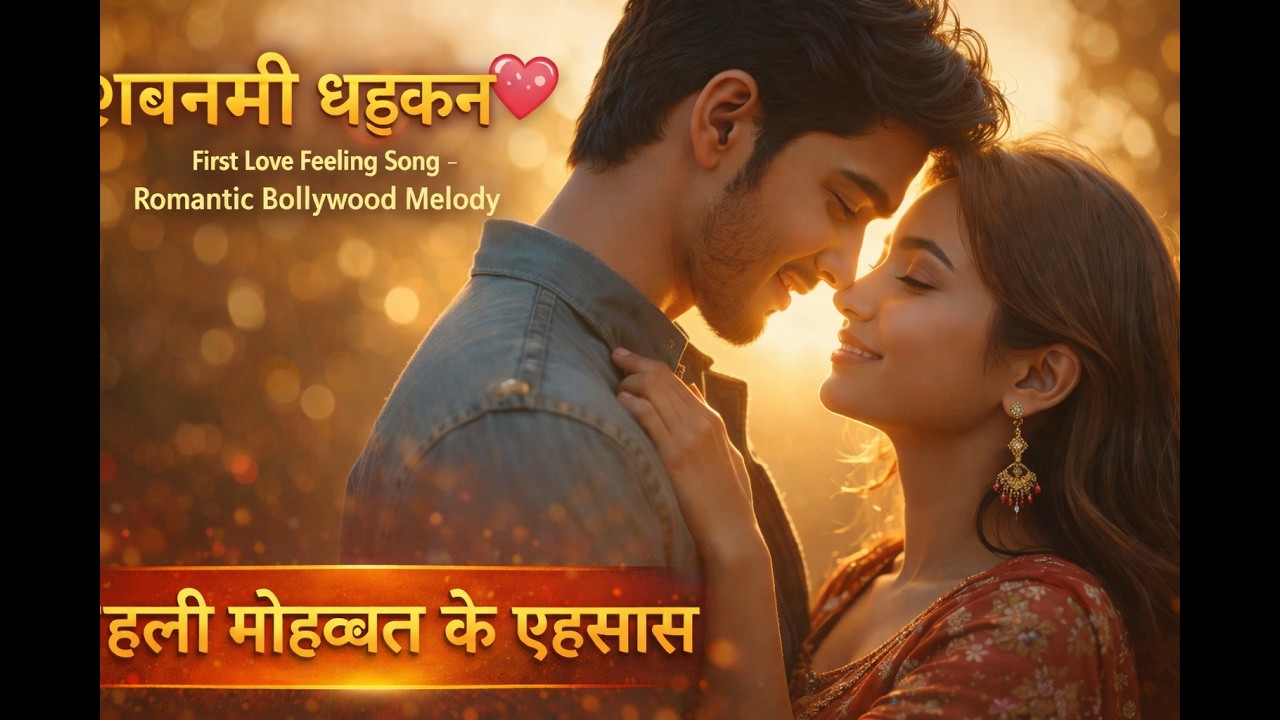 शबनमी धड़कन 💖 | First Love Feeling Song | Romantic Bollywood Melody
