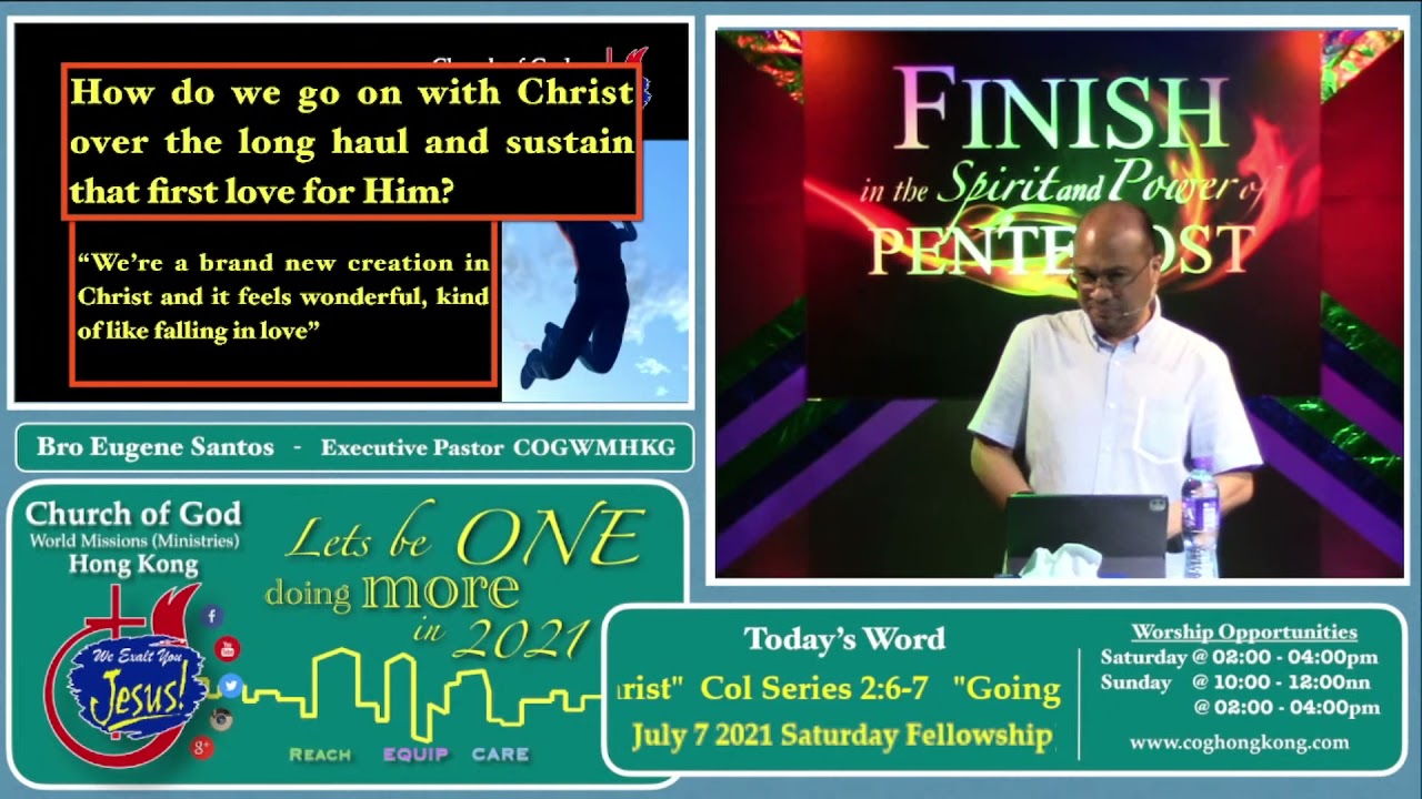 Church of God Hong Kong - “Going on with Christ