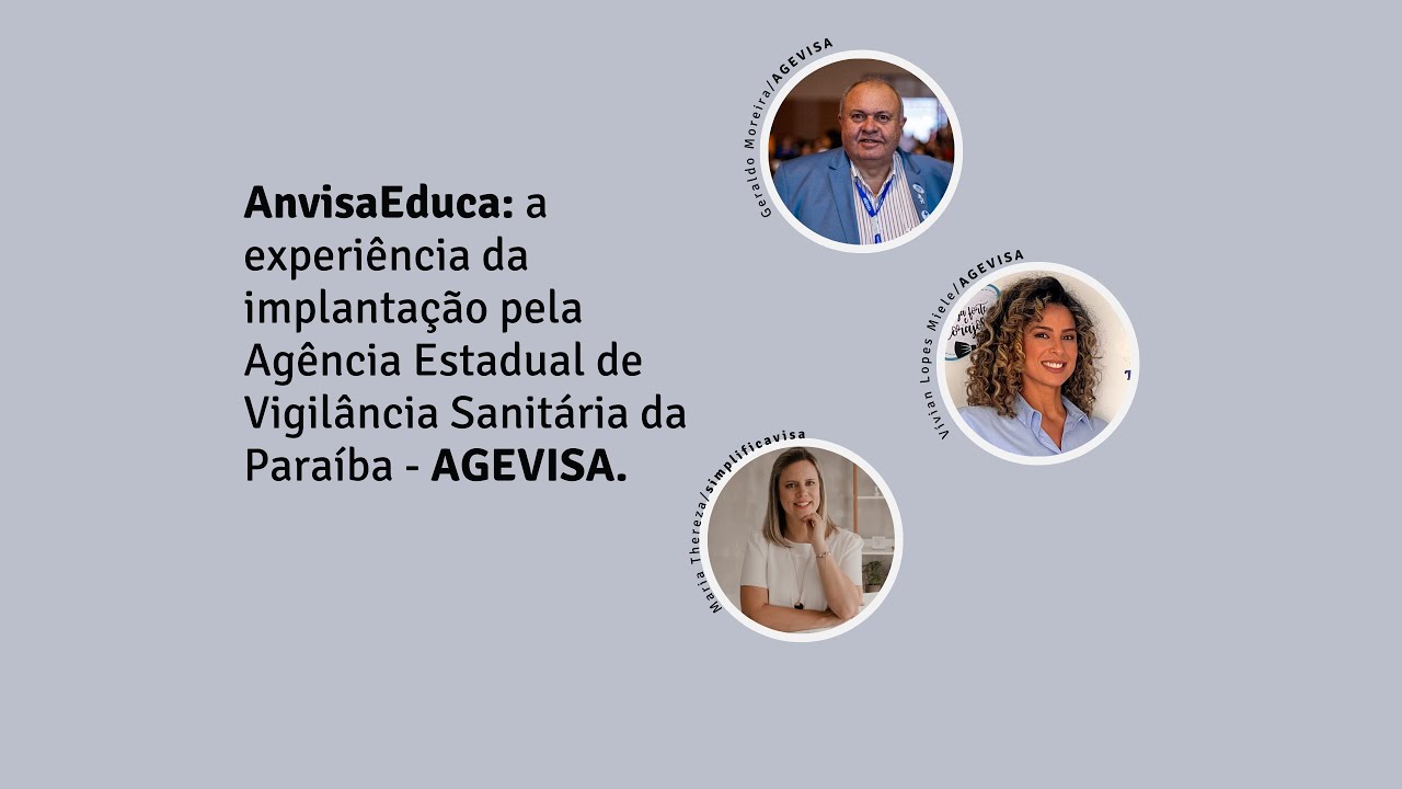 AÇÕES EDUCATIVAS NA VIGILÂNCIA SANITÁRIA: PROJETO ANVISAEDUCA