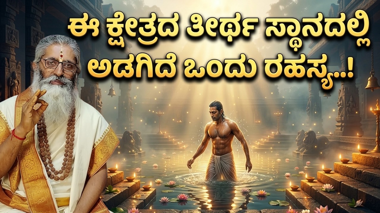 ಈ ಕ್ಷೇತ್ರದ ತೀರ್ಥ ಸ್ಥಾನದಲ್ಲಿ ಅಡಗಿದೆ ಒಂದು ರಹಸ್ಯ..! #dattapeetham