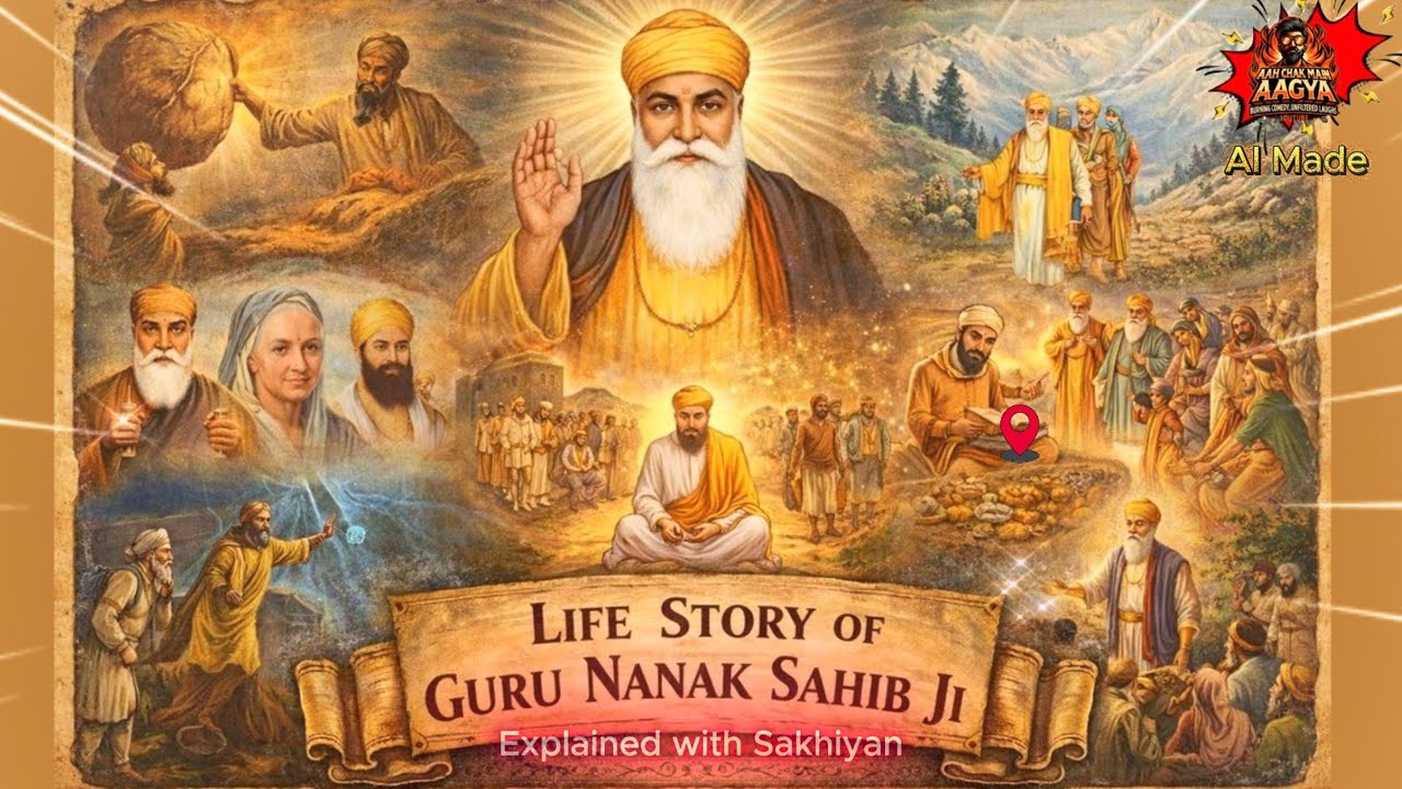 AI Narrated Sakhis of Guru Nanak Dev Ji: A Journey Through Time