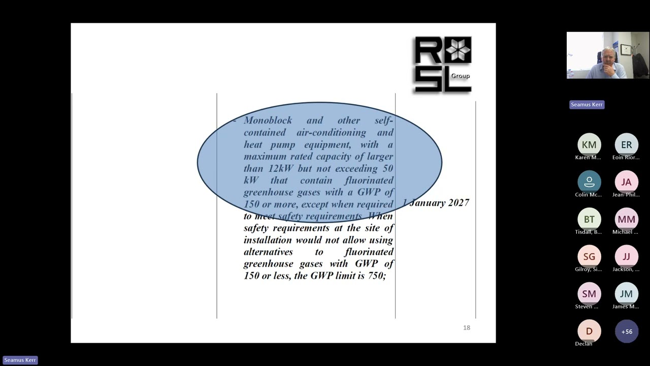 IRI Technical Webinar &ndash; Fgas regulation 2024 Training and Certification