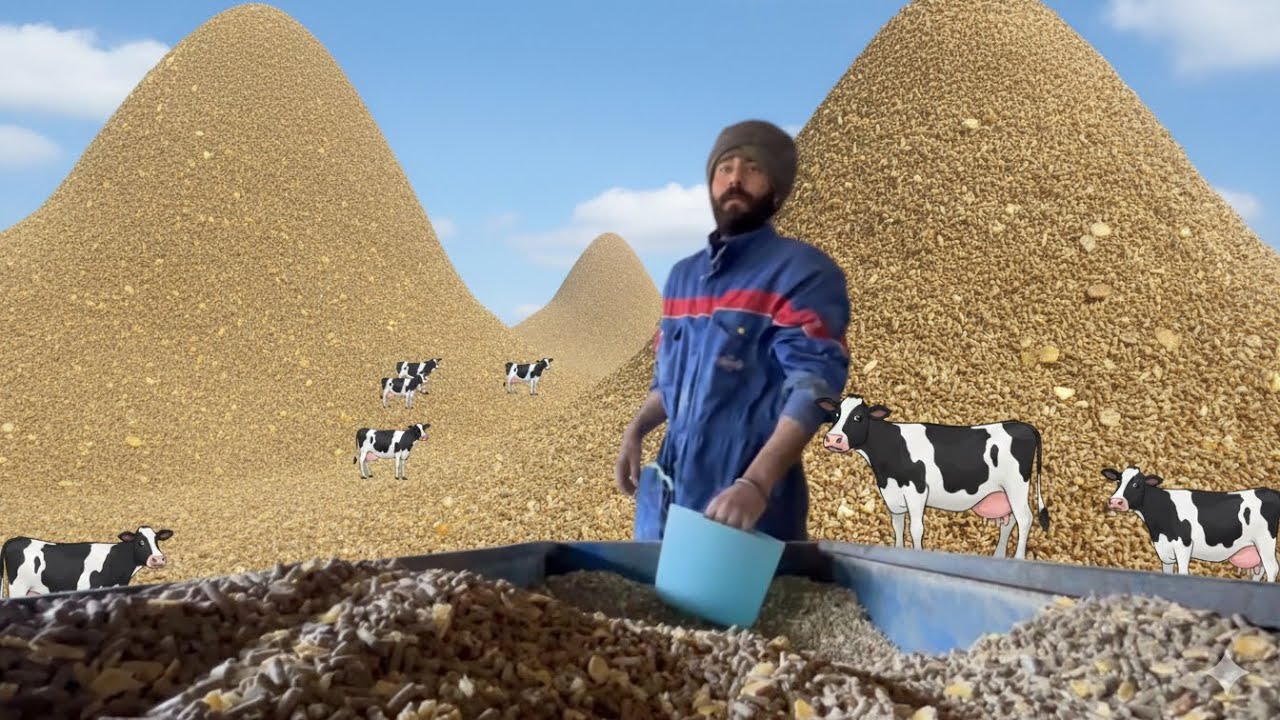 ਆਵੇ ਗਾਵਾਂ ਨੂੰ ਨਜ਼ਾਰਾ ਜਦੋ ਫੀਡ ਮਿਲੇ ਤਾਰਾ 😂| Jp Singh 🇮🇹