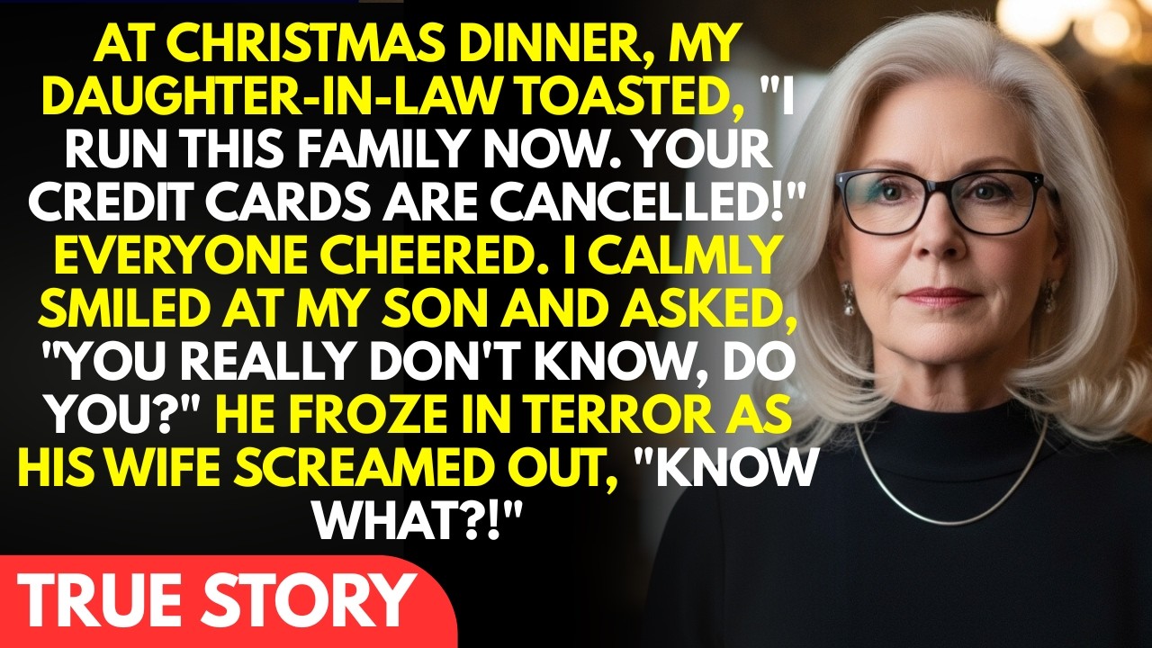 My Daughter-In-Law Said She’d Control Christmas Dinner. I Smiled: “Son… Don’t You Know?”