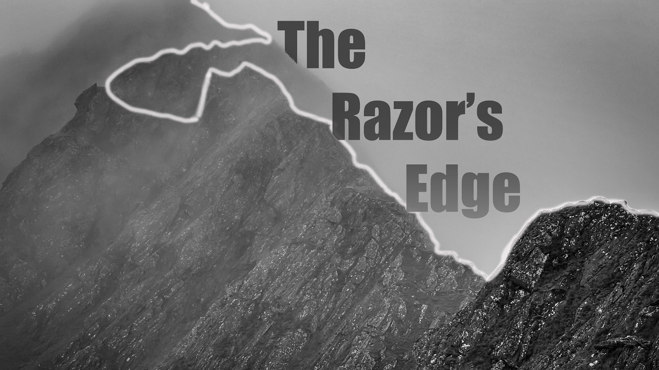 Climbing One of Scotland's Narrowest Ridges