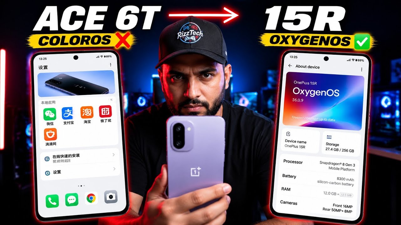 OnePlus Ace 6T Convert to OxygenOS 🔥 | Latest OxygenOS Update Install Guide (Step by Step)