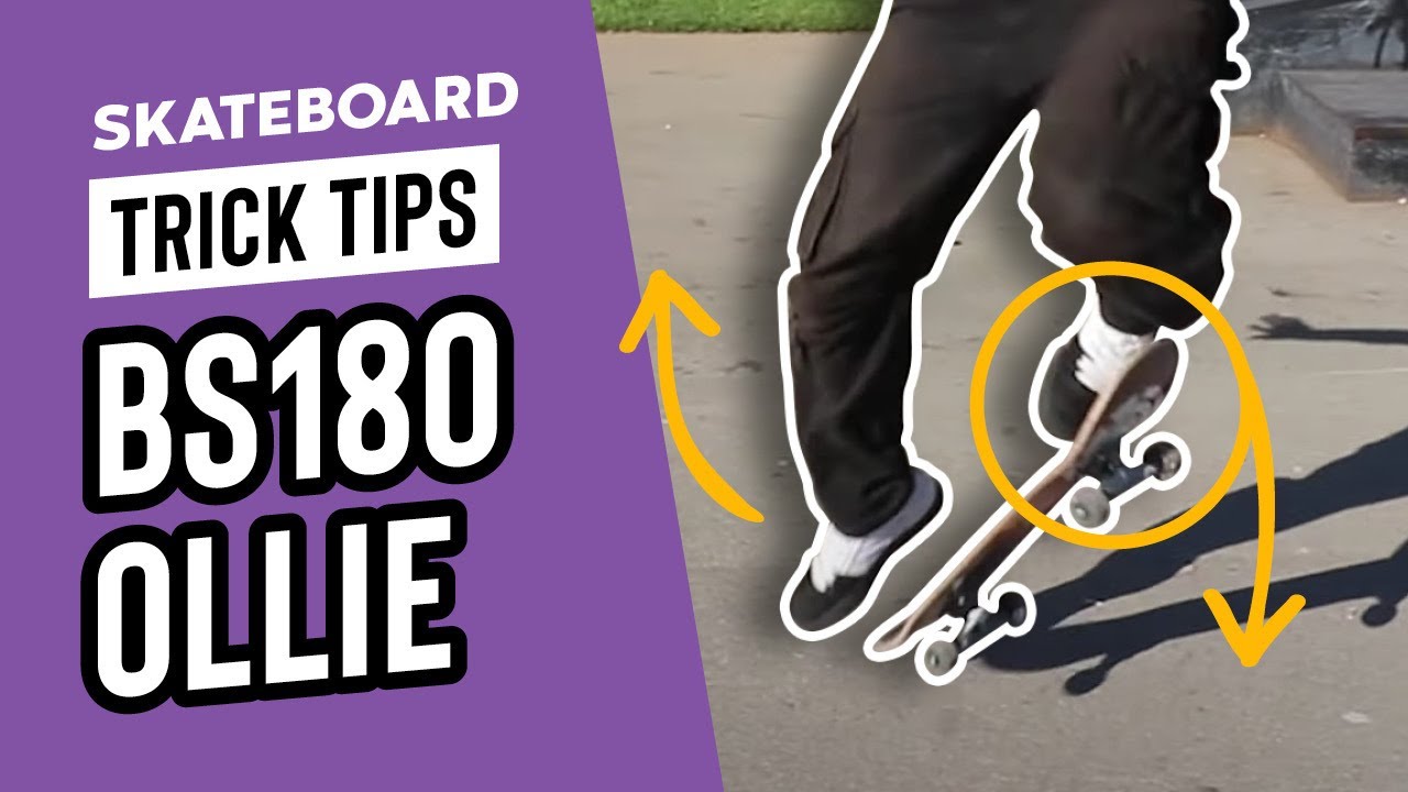 How to Backside 180 Ollie - Step By Step Tutorial - SkateHut Trick Tips