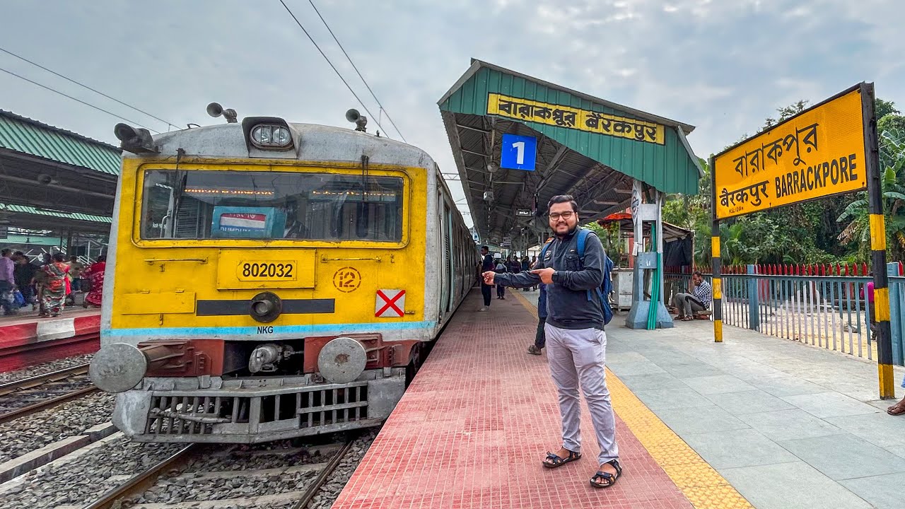 BBD Bag To Barrackpore Journey Vlog By Local Train.