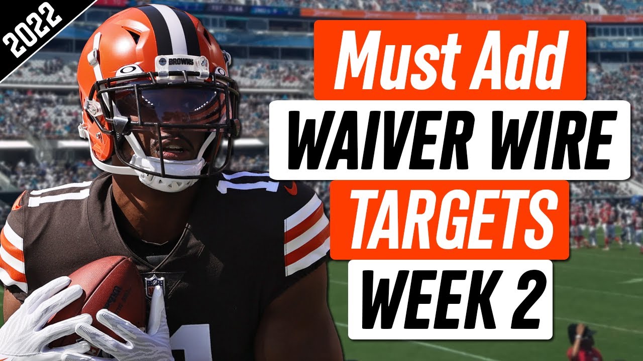 Must Add Players: Week 2 Fantasy Football Waiver Wire Advice