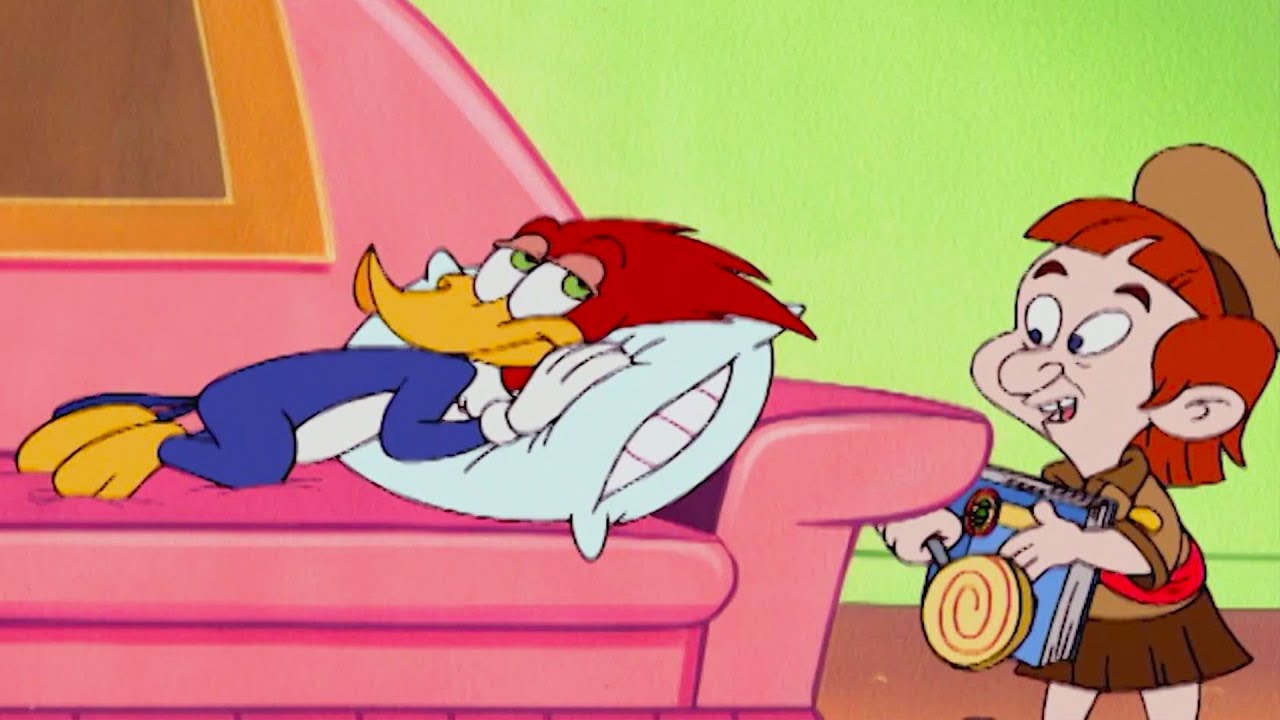 Woody is on Baby Sitting Duty | Woody Woodpecker